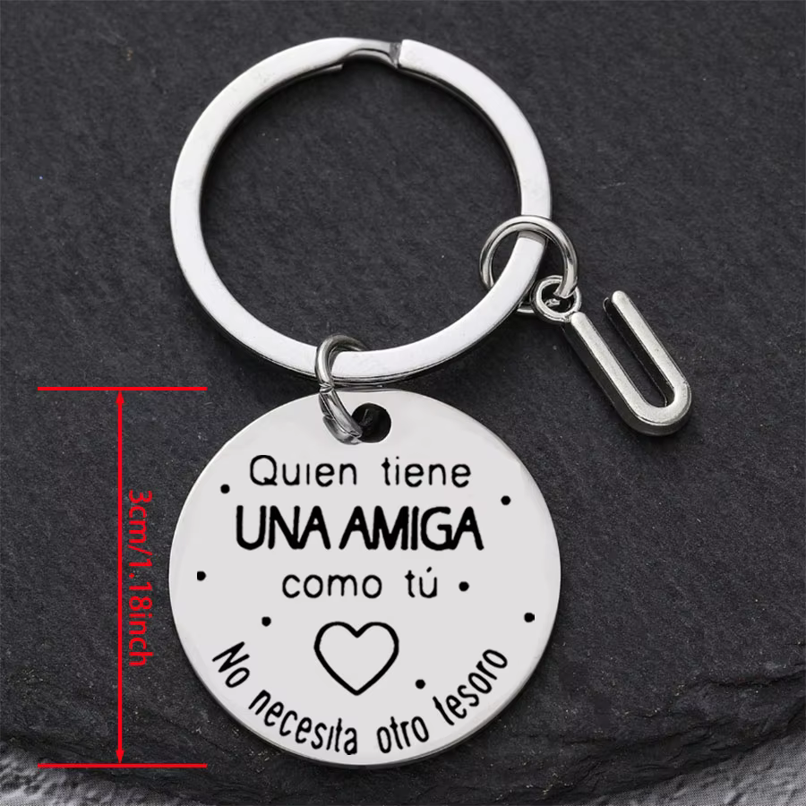Best Friends Keychain for Friends, Friendship Gifts