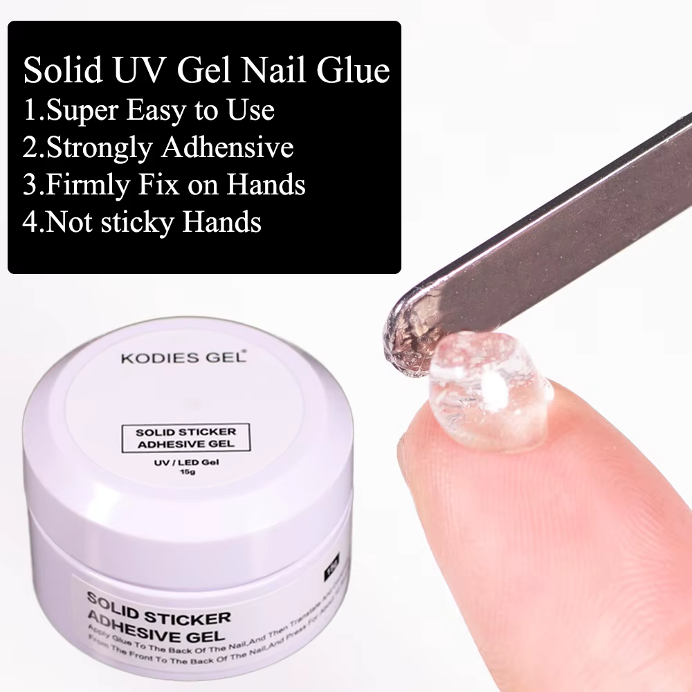 KODIES GEL solide colle à ongles 15g faux