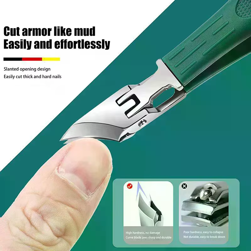 Coupe-ongles courbés anti-éclaboussures