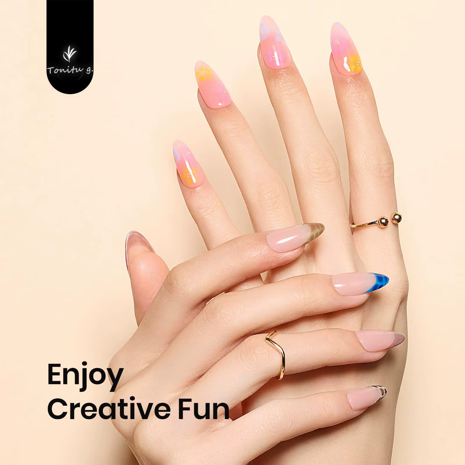 Vernis Gel fleuri, libérez la créativité avec un marbre facile