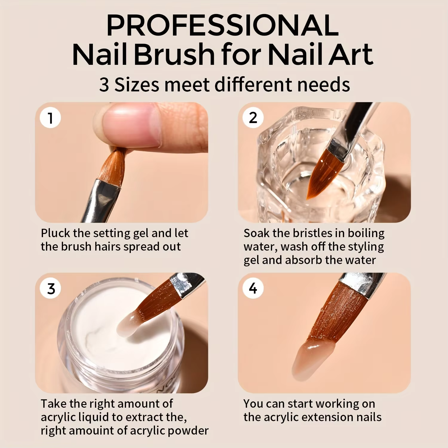 Poudre acrylique pour ongles et monomère liquide