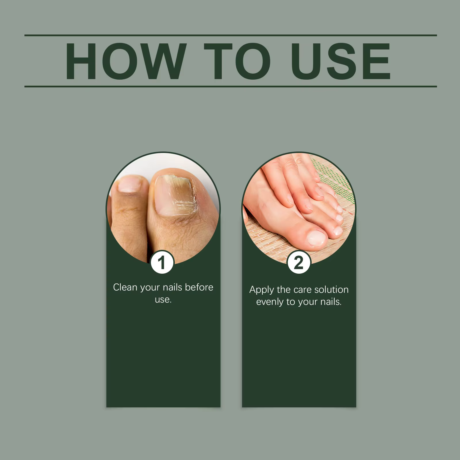 Solution de soin des ongles au gingembre et à l'arbre à thé 30/60 ml – Réparation et entretien de la santé