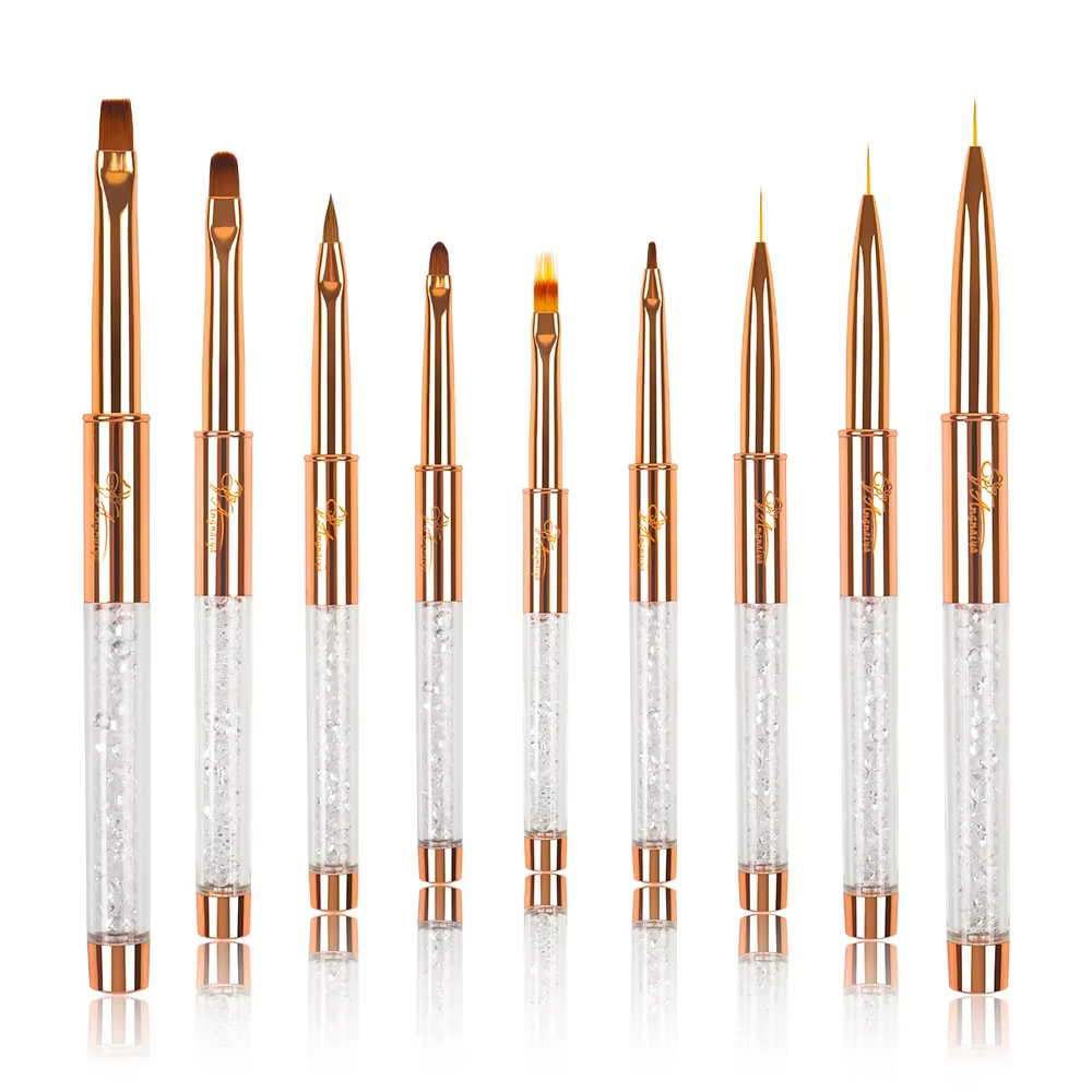 BQAN – brosse à ongles en or Rose