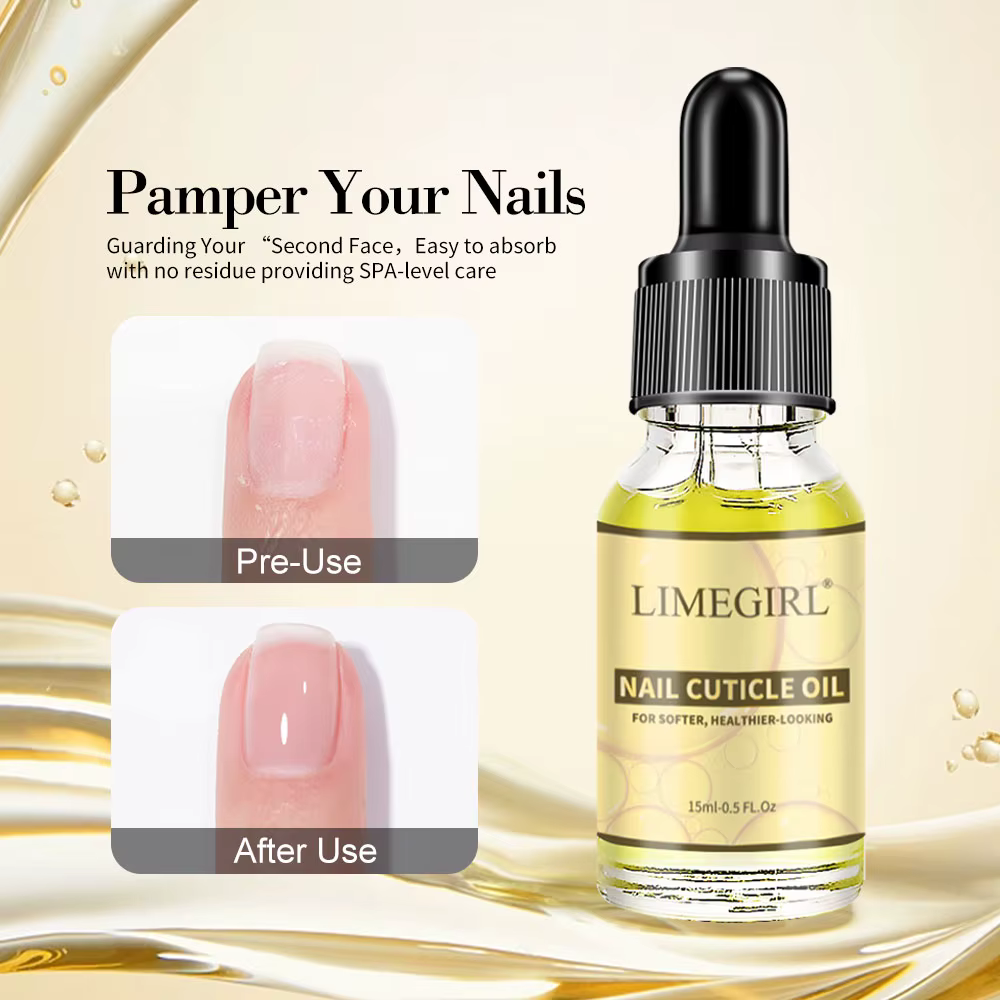 LIMEGIRL15ML huile nutritive pour cuticules des ongles nourrit et répare