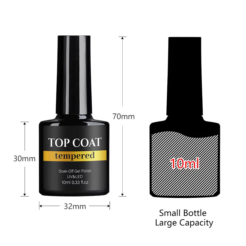 NAILCO 10/15ml couche de finition poncée Gel Nail Art mat