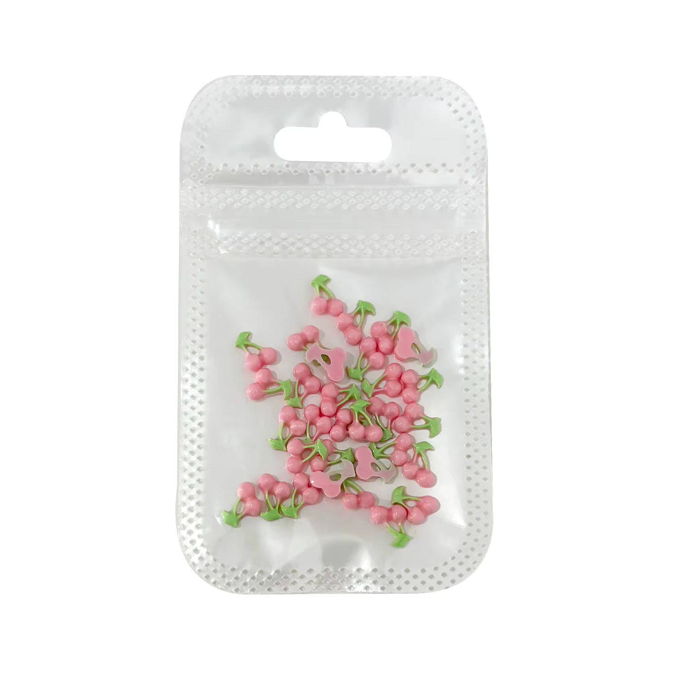 YYM 30pcs Breloques pour ongles cerises roses mignonnes