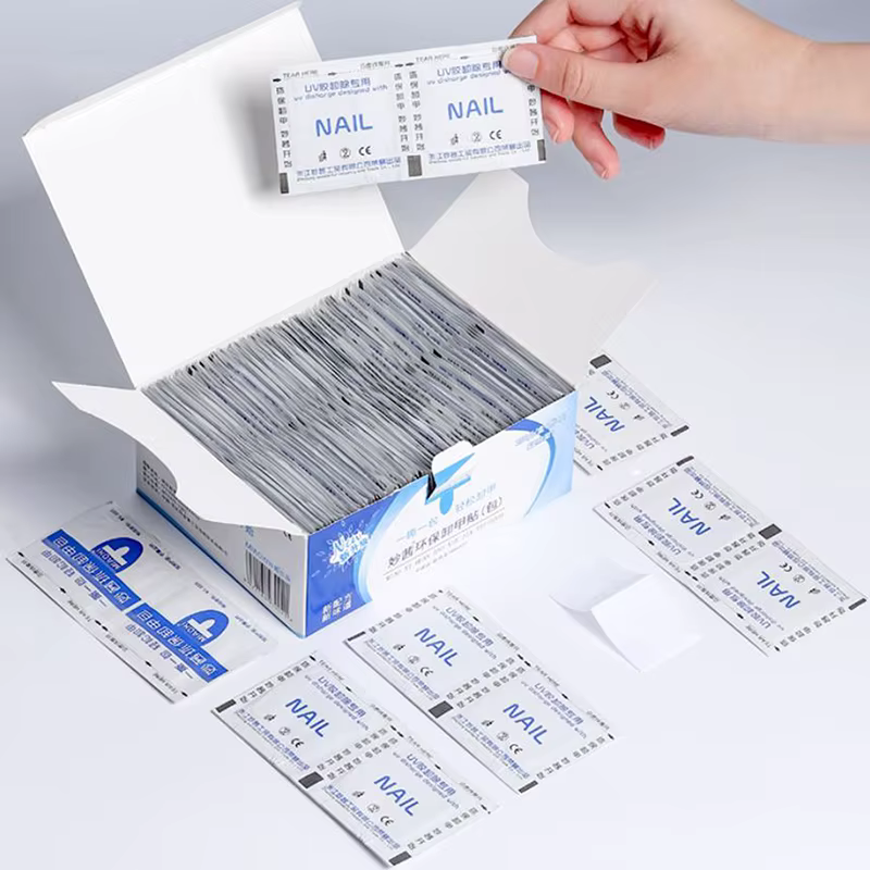 300/100 pièces dégraissant ongles Gel dissolvant de vernis à ongles