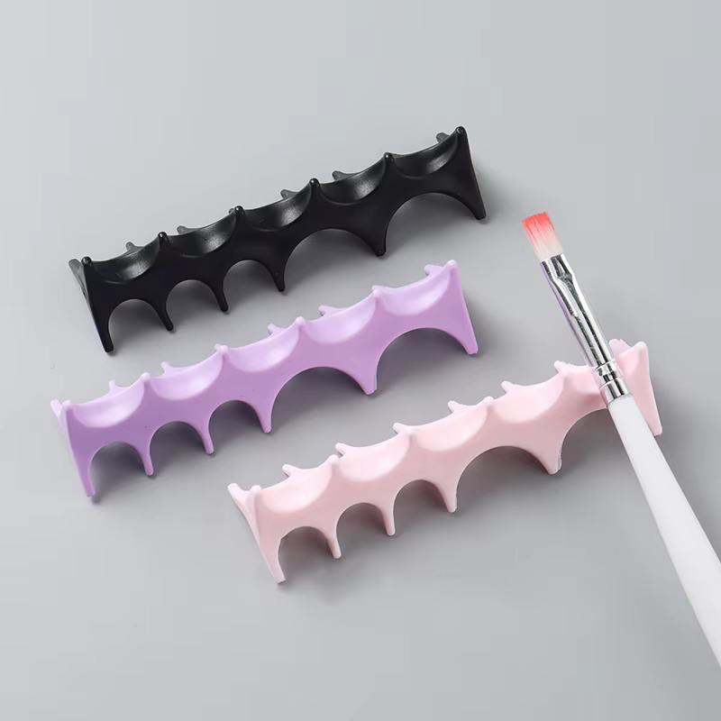 Porte-brosse à ongles en Silicone