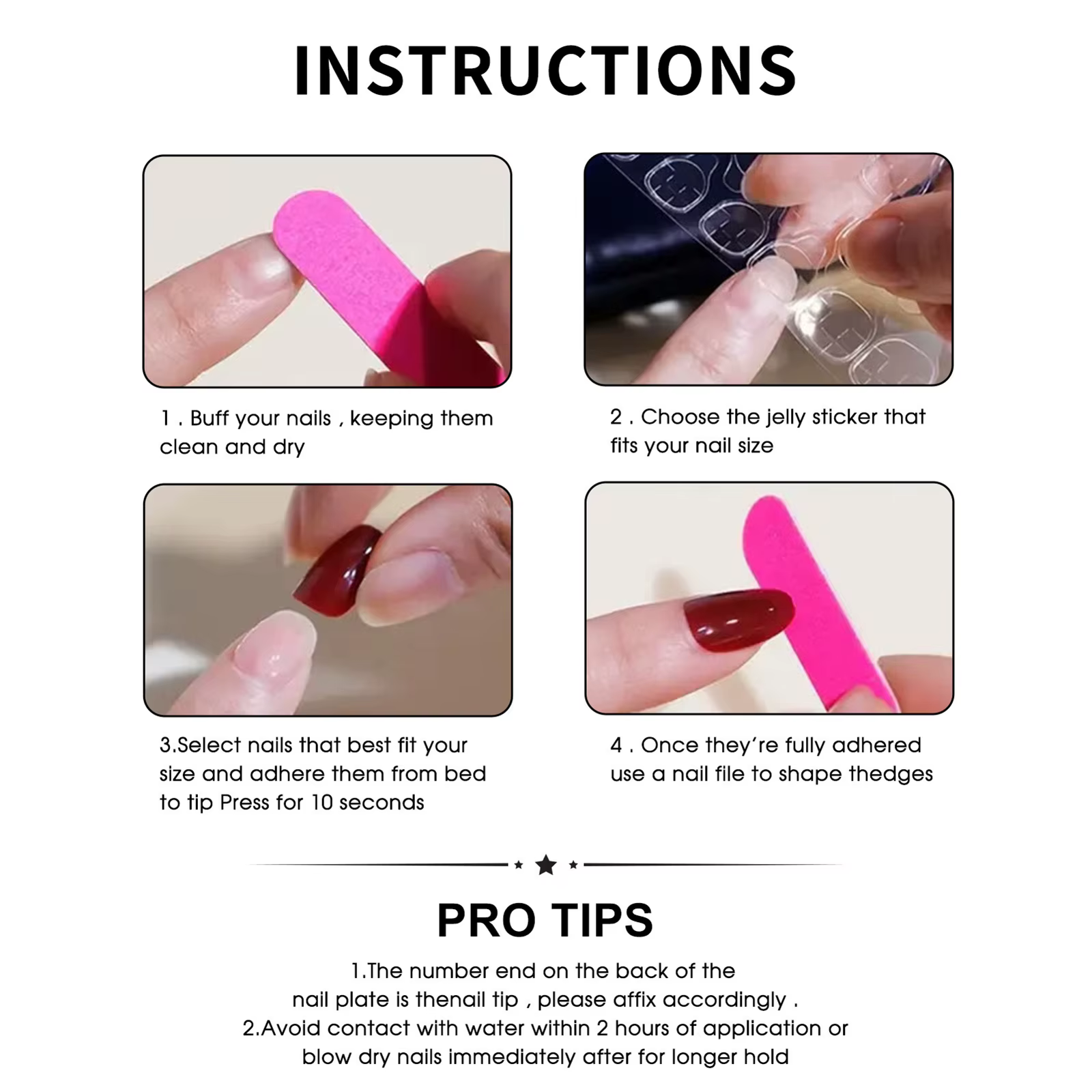 24 faux ongles brillants en forme d'amande, motifs rayés colorés et pois, style français, à presser, pour un look estival doux et cool