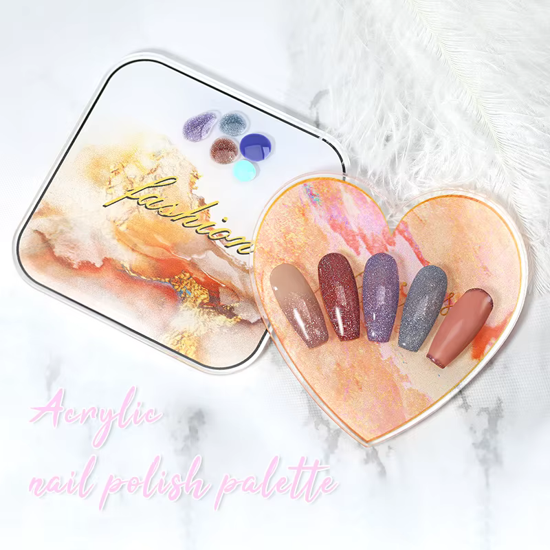 Palette de Couleurs pour Ongles en Résine 1 Pièce