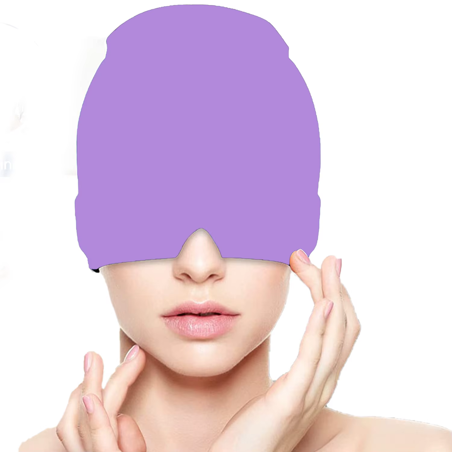 Gel de thérapie chaude et froide, soulagement des maux de tête et de la Migraine, capuchon pour chimio, sinus, enveloppement de thérapie portable pour le cou, soulagement de la douleur à pression du S