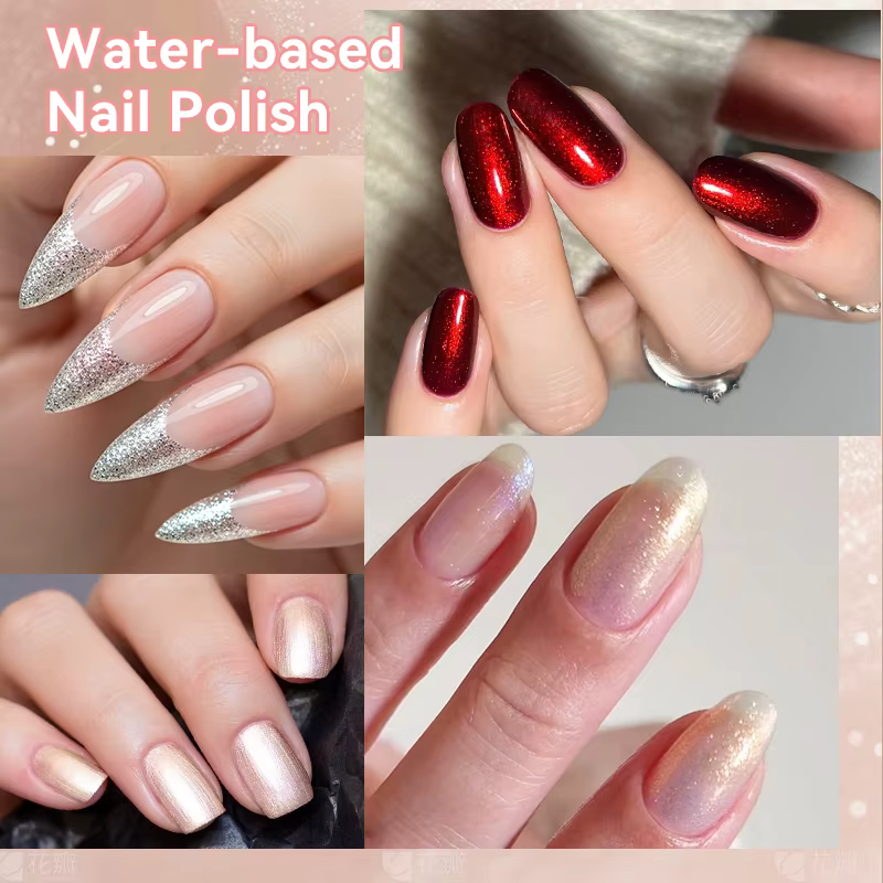 LILYCUTE 7ml vernis à ongles à base d'eau 40 couleurs longue durée séchage rapide pas besoin de lampe pour guérir les