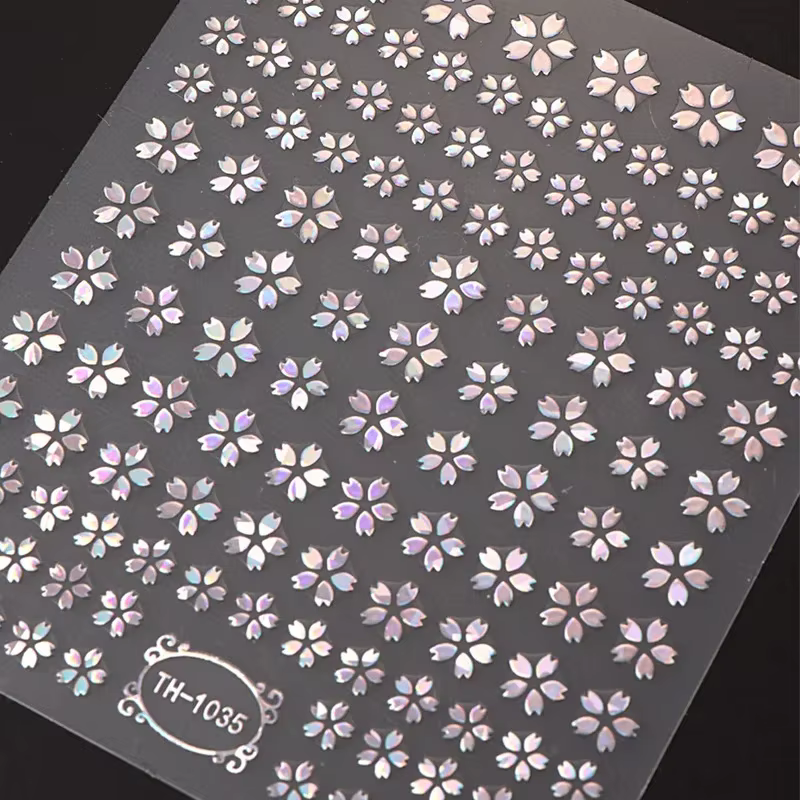 ​ ​ Autocollants pour ongles 3DLaser Sakura