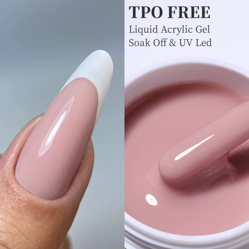 MSHARE liquide acrylique Gel Acrygel TPO constructeur gratuit Gel pour ongles Extension Constuction auto-niveau tremper UV LED Gel pot