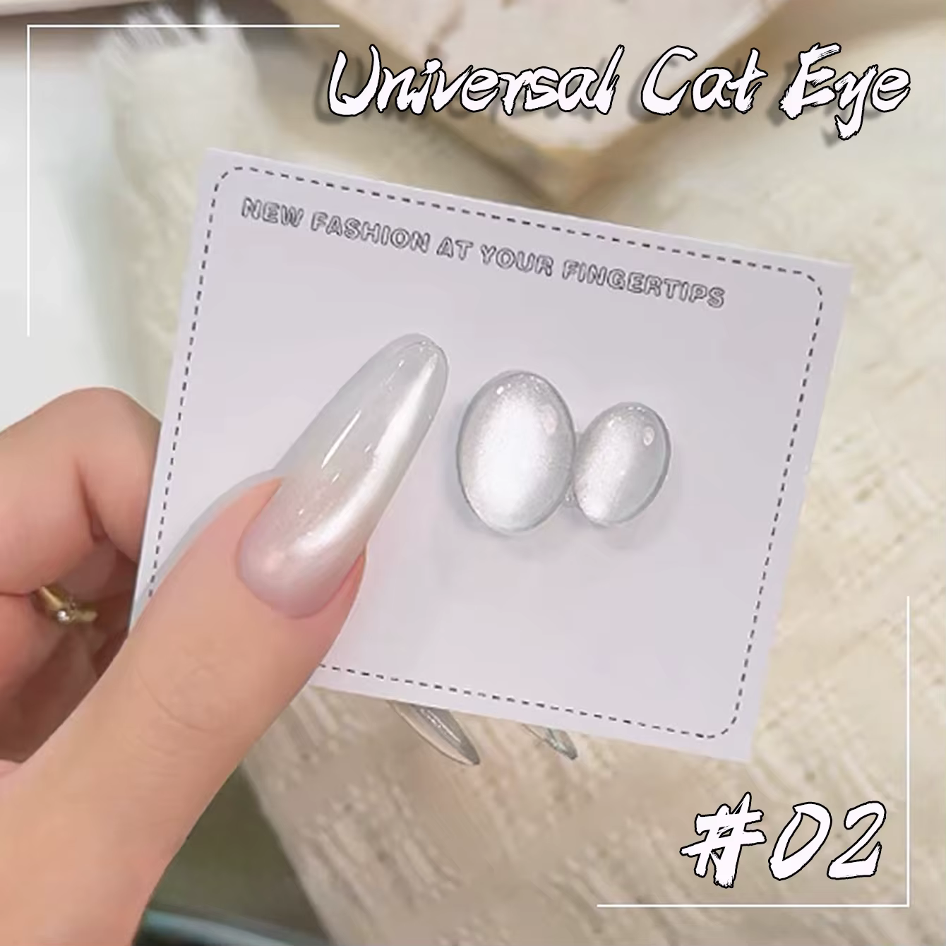 WS 1-6Pcs Nouveauté Printemps 2026 Vernis à ongles gel effet verre blanc clair