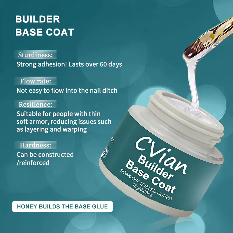 CVian 18g Gel Constructeur d'Ongles 3-en-1