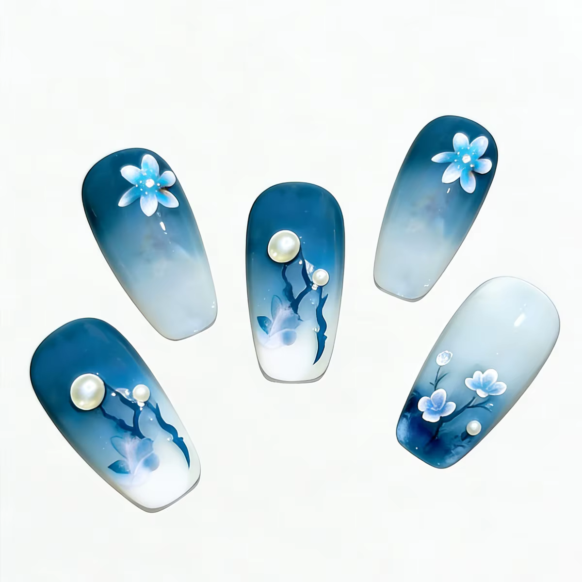 Faux ongles moyens pour femmes et filles
