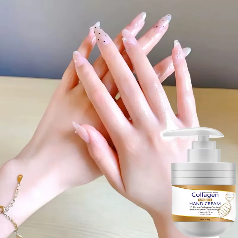 Crème pour les mains et les pieds au collagène, adaptée aux mains et aux pieds, soin de la peau, soin des mains et des pieds, restaure la douceur et la souplesse de vos mains et de vos pieds, rafraîch