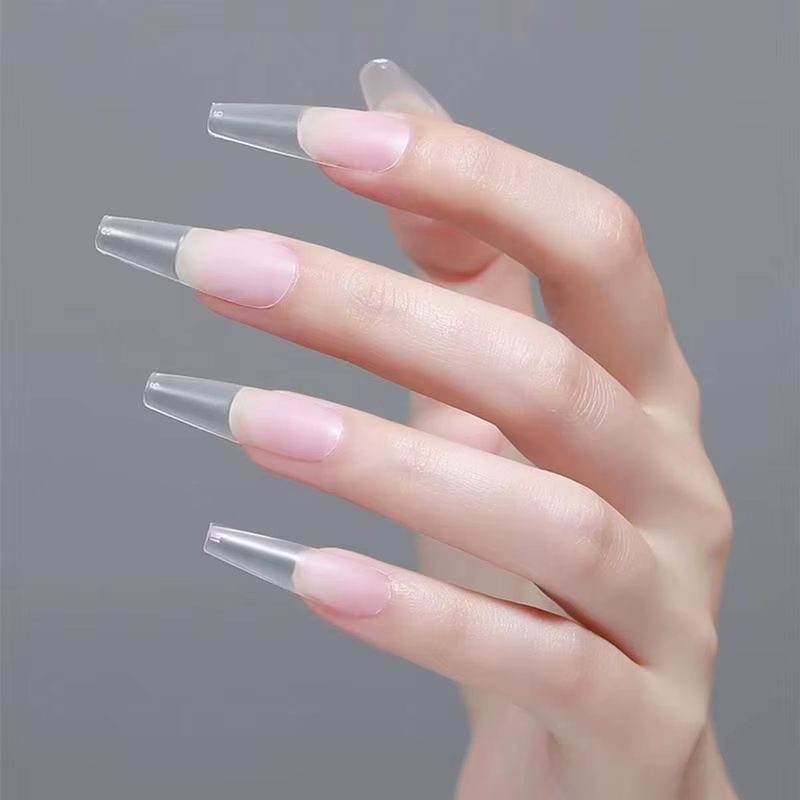 100 pièces/boîte faux ongles sans polissage sans Trace presse démale