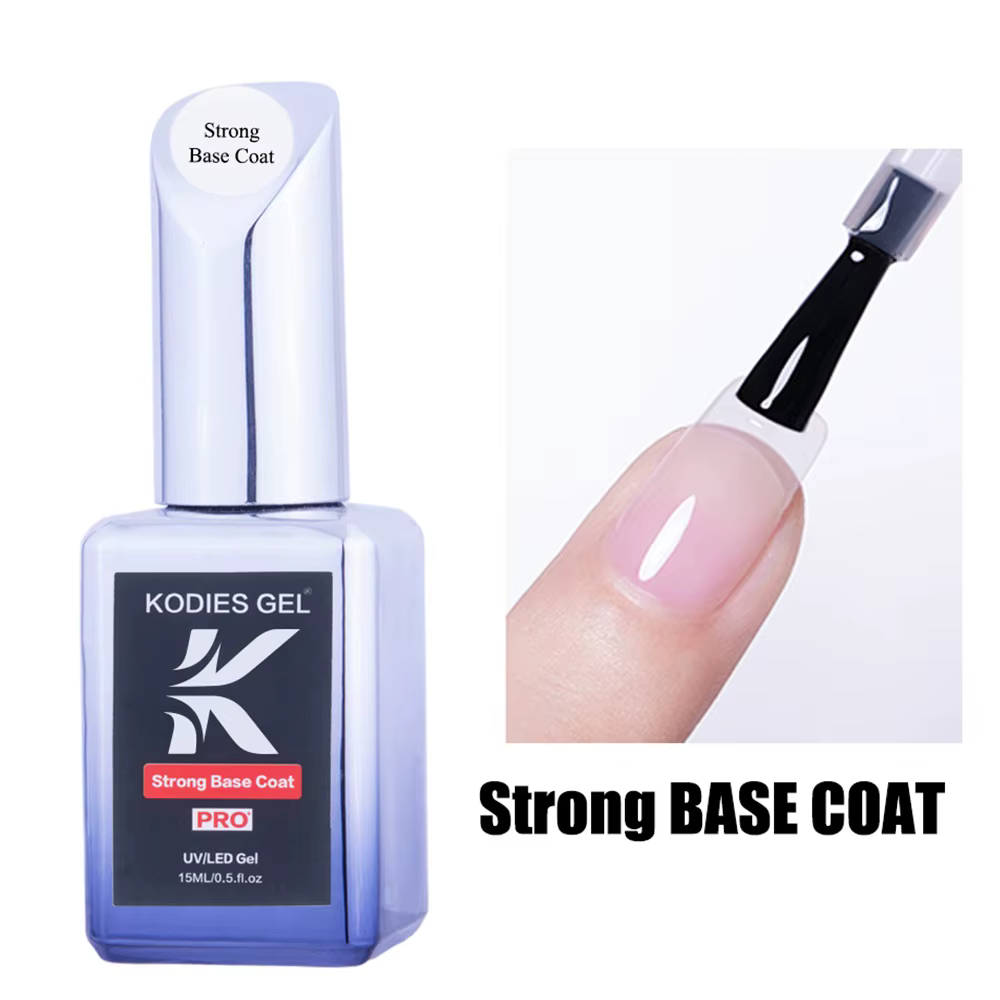 KODIES GEL couche de Base en caoutchouc solide Super Texture moyen épais Gel vernis à ongles