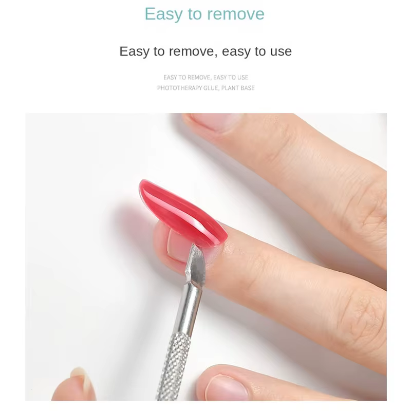 Colle à ongles forte pour faux ongles en acrylique