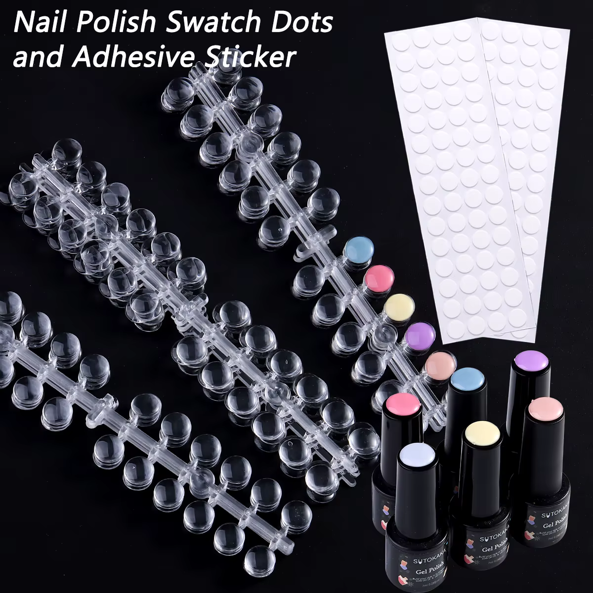 Nuancier rond pour vernis à ongles