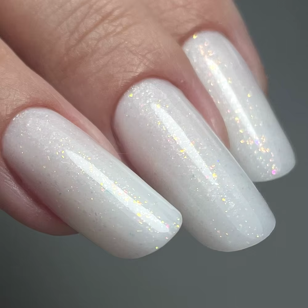 KODIES GEL Kitty Base en caoutchouc blanc Gel vernis à ongles perle brillant 15ML Semi Permanent UV Structure auto-nivelante Gels de Construction
