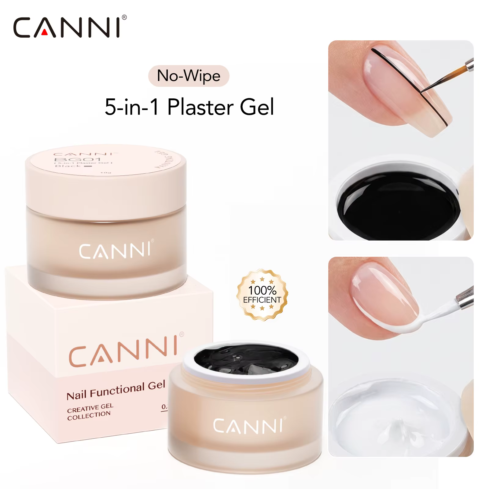 CANNI Gel de modelage 3D PVC sans résidu