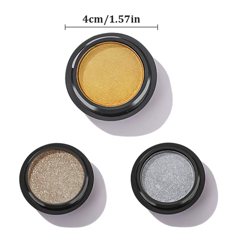 Poudre miroir métallique pour ongles