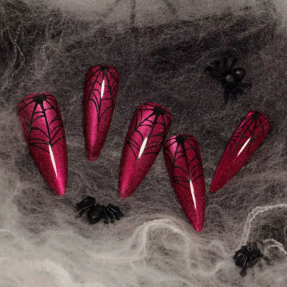 Impact visuel Halloween presse sur ongles différents Styles atmosphère Festive