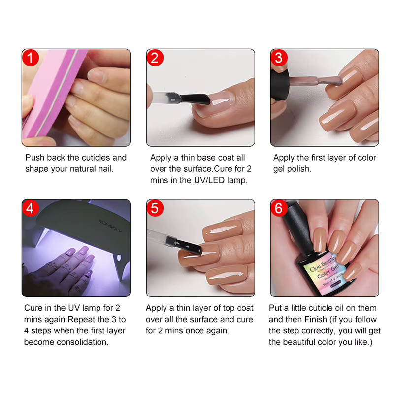 Clou Beaute Vernis à ongles en gel semi-permanent