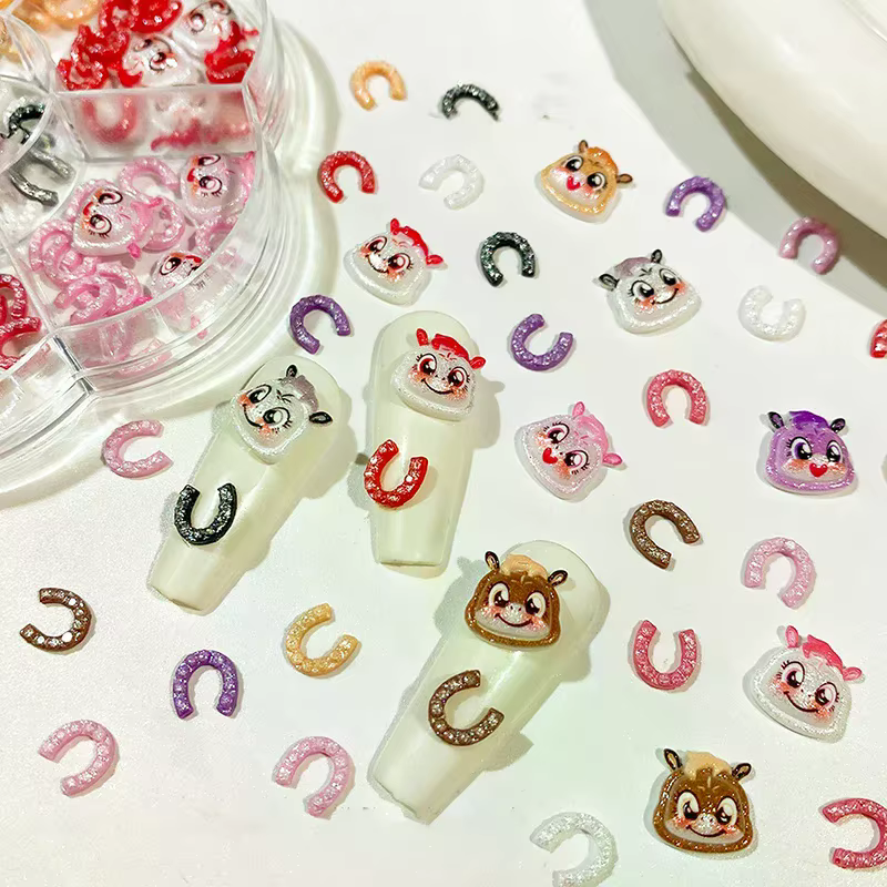 Breloques pour ongles du nouvel an chinois