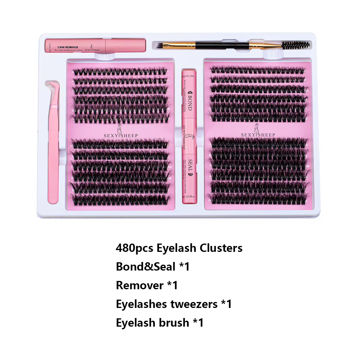 Bricolage faux cils grappes Extensions