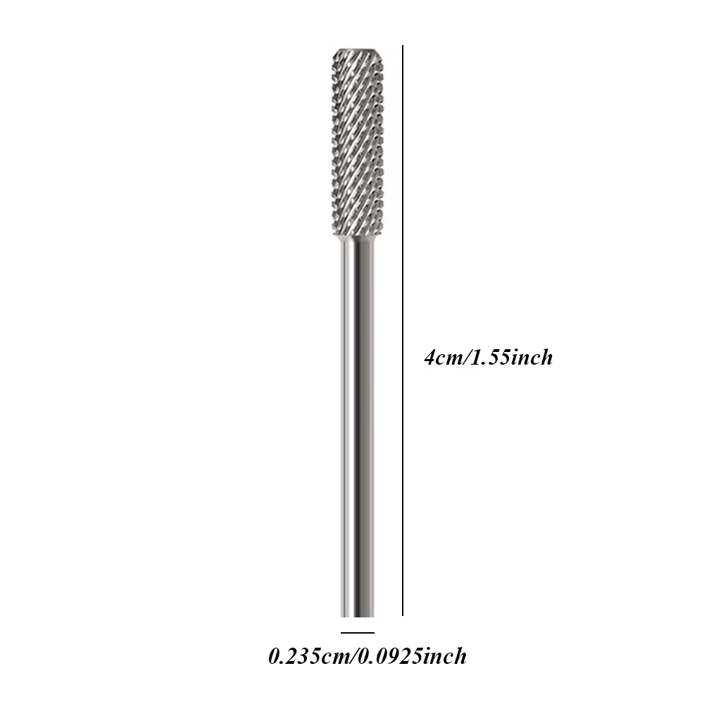 Forets à ongles NotNoot 3/32'' - Foret en carbure de baril (moyen) pour finition professionnelle