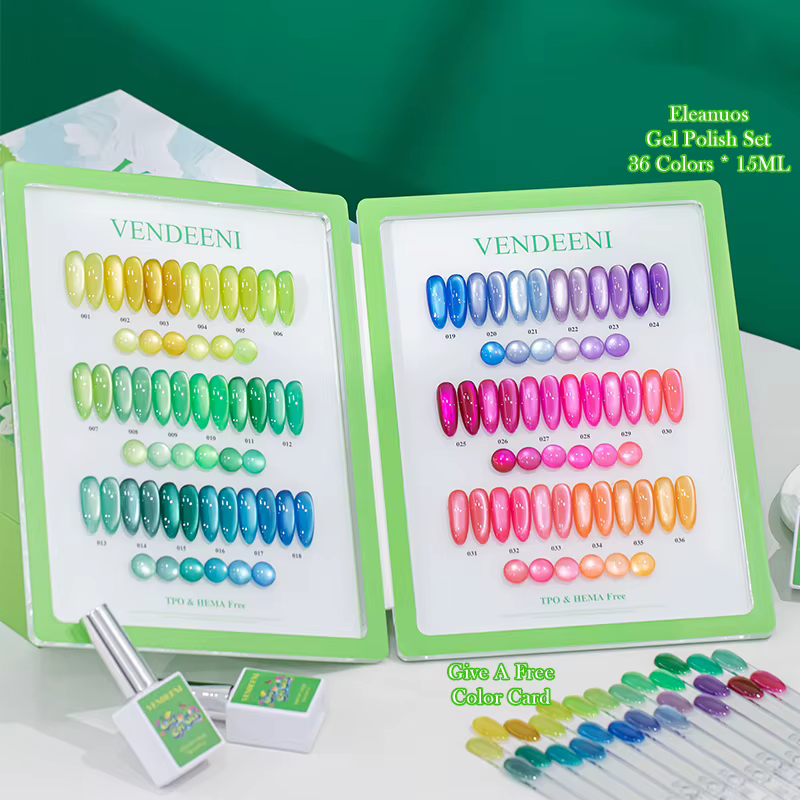 Ensemble de vernis à ongles en gel magnétique fluorescent 3D effet œil de chat