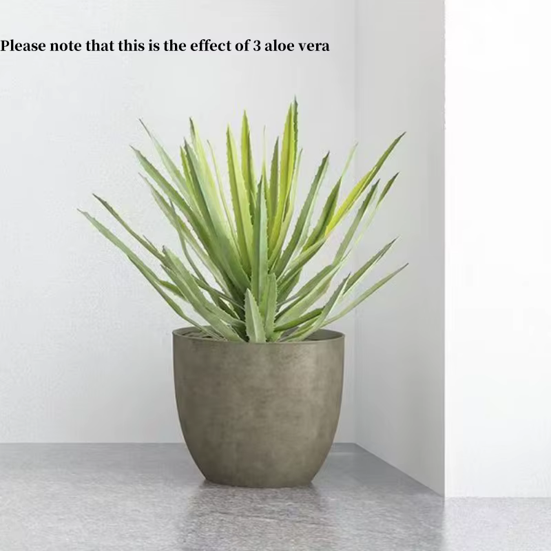 Plante artificielle en pot d'aloès et d'agave, désert Tropical, fausse succulente pour la décoration de la maison, bureau, salon, décoration verte