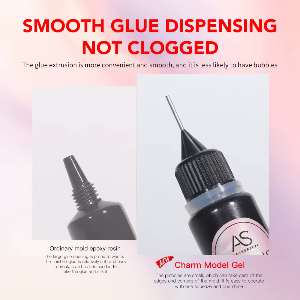 AS 10ml 3D bricolage Design Nail Art Gel vernis à ongles Tpo gratuit clair 3D sans essuyage Sculpture modélisation