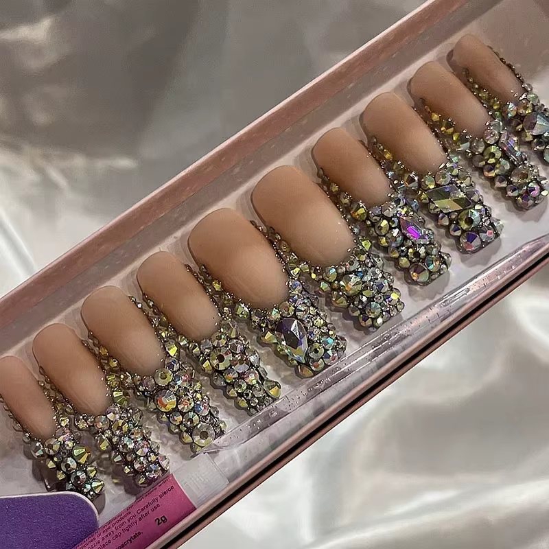 Faux ongles carrés Extra longs XXL