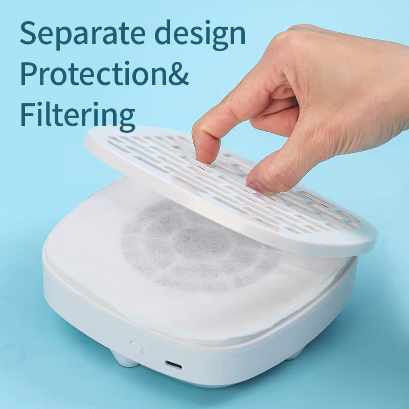 Mini ventilateur d'extraction de collecteur de poussière d'ongle pour Machine de manucure aspirateur d'ongle puissant avec enlever le filtre en papier équipement d'ongle