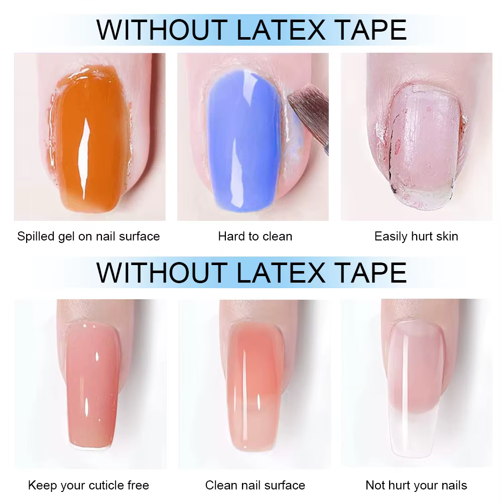 15mlNail Peel Off liquide Anti-débordement colle bord Latex bande