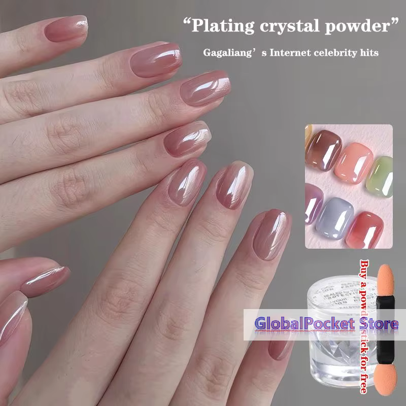 Poudre à ongles Aurora Pearl White