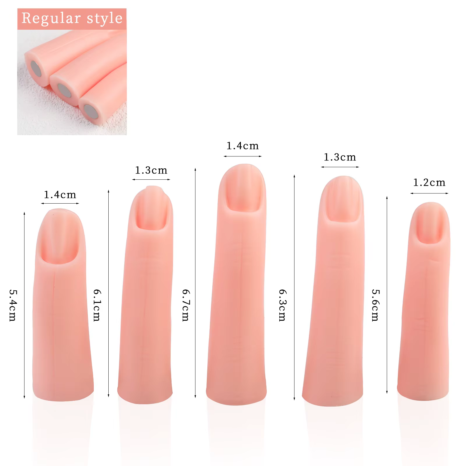 Faux Ongles Pliables en Acrylique