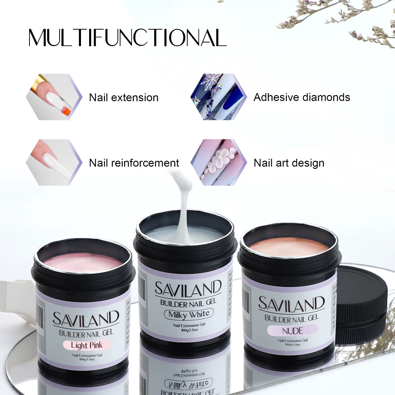 Saviland-Verhéritage à ongles en gel