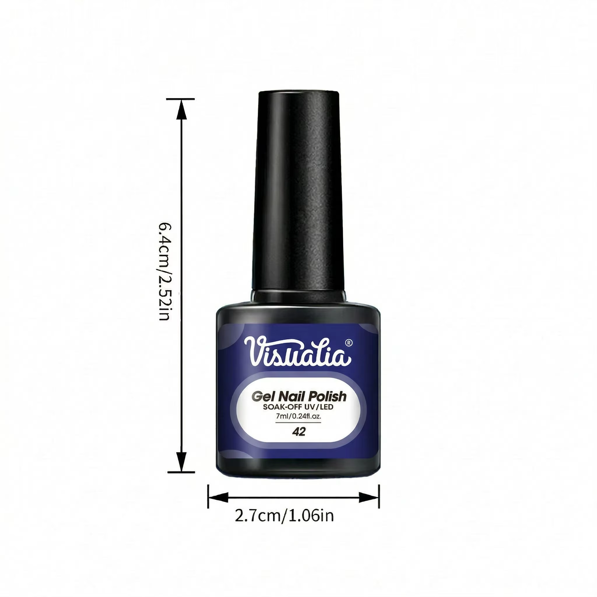 Vernis à ongles gel couleur unie violet