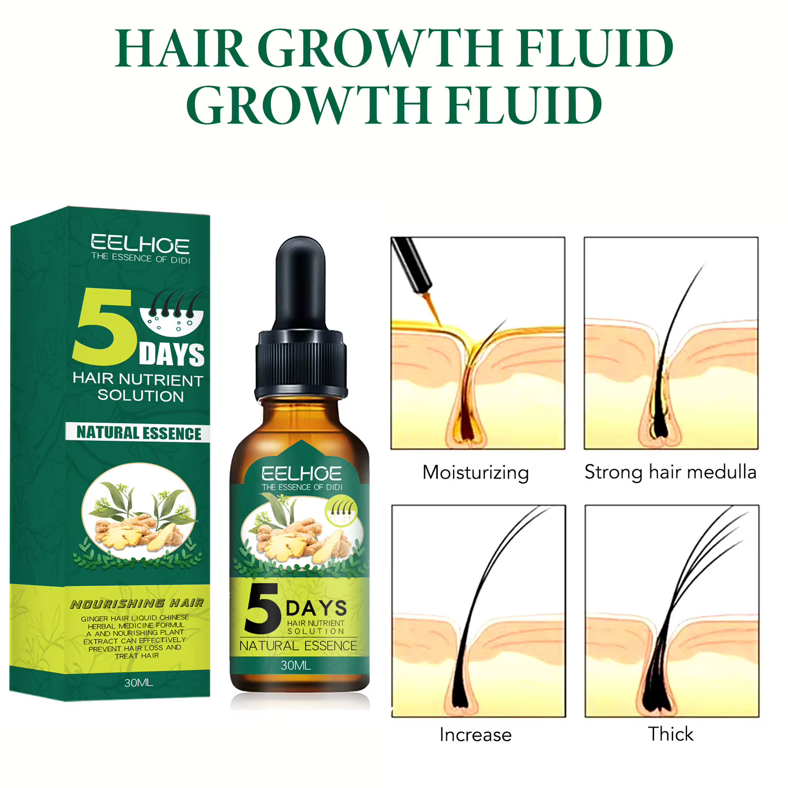 Huile essentielle de soin des cheveux, naturel, vidéo