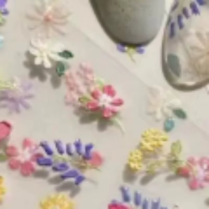 Autocollants adhésifs pour nail art DIY