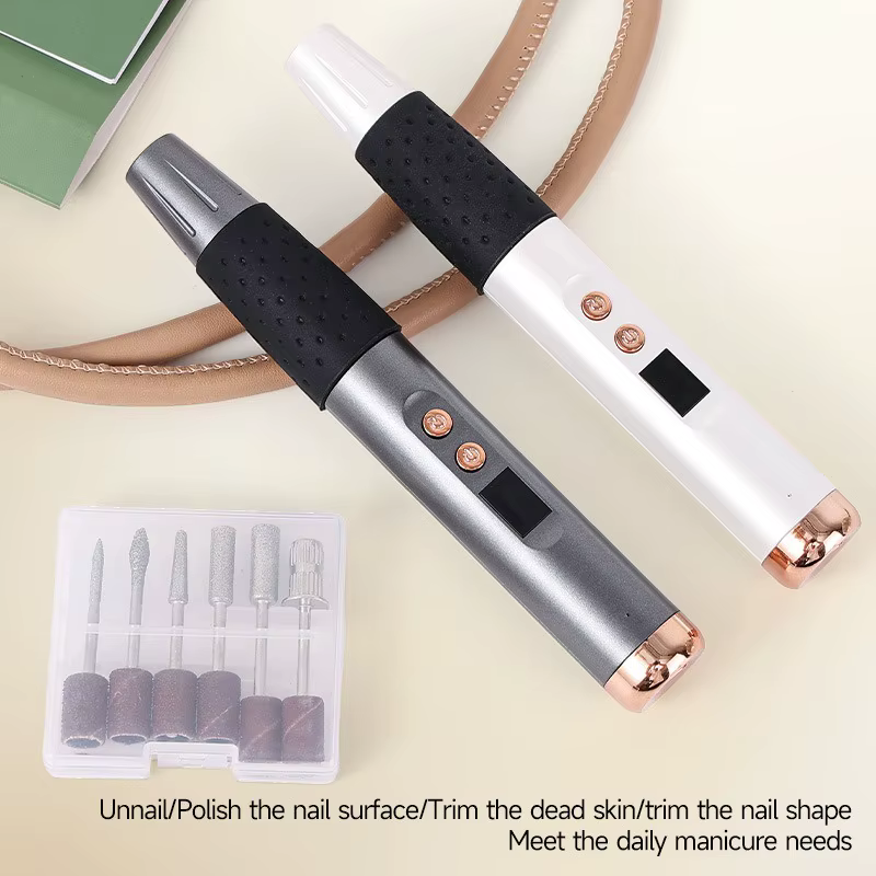 Stylo de polissage rechargeable pour ongles