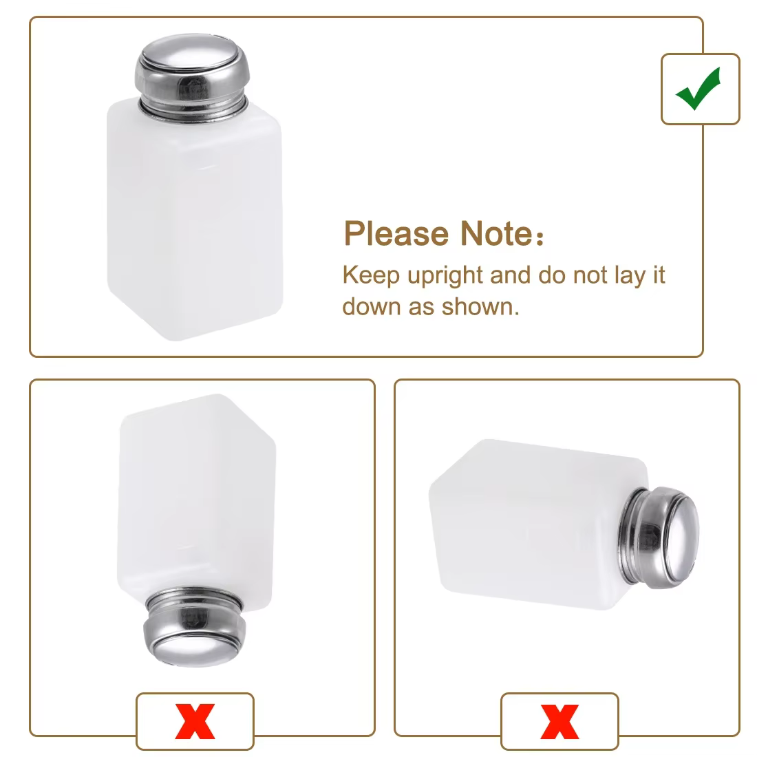 Bouteille vide rechargeable à pression Portable de 200ML
