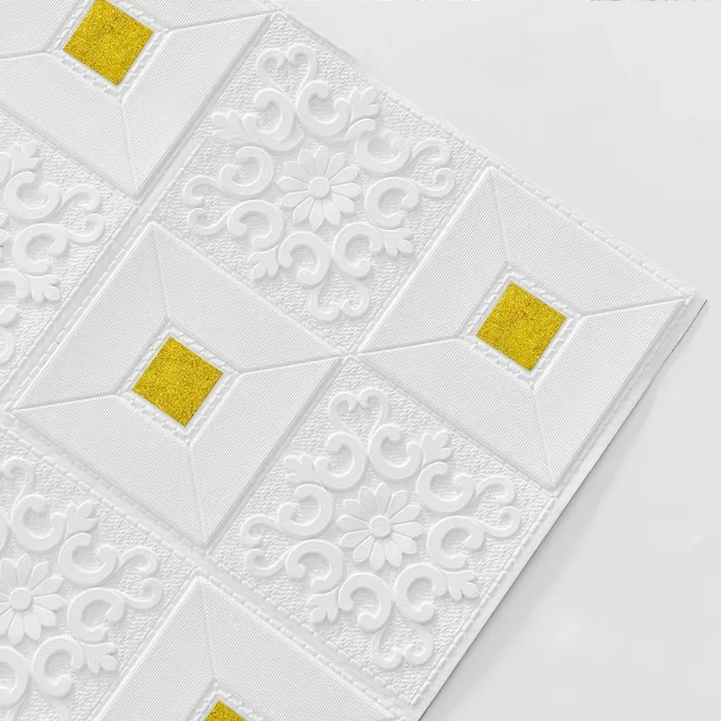 Papier peint auto-adhésif imperméable pour plafond 3D, autocollant pour toiture, arrière-plan de télévision, décoration de toit, autocollants muraux