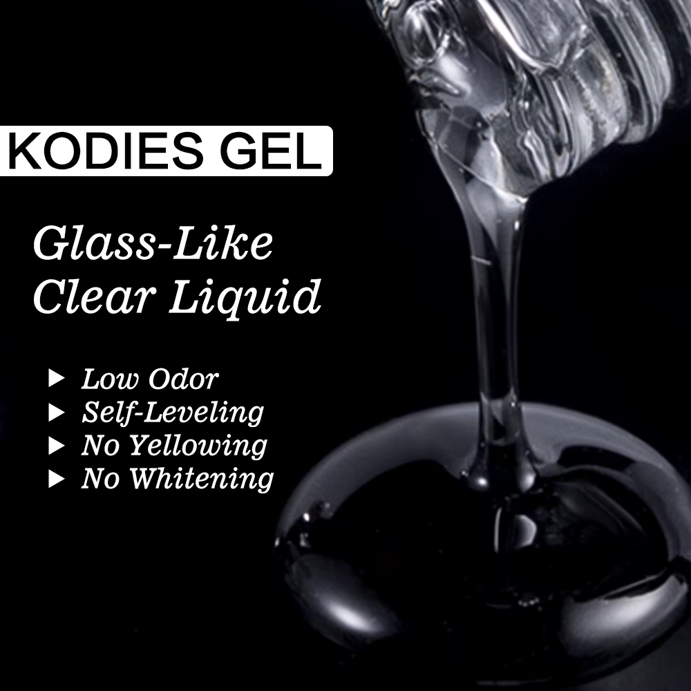KODIES GEL kératine caoutchouc Base manteau couche de finition Non jaune UV Gel vernis à ongles printemps été couleur